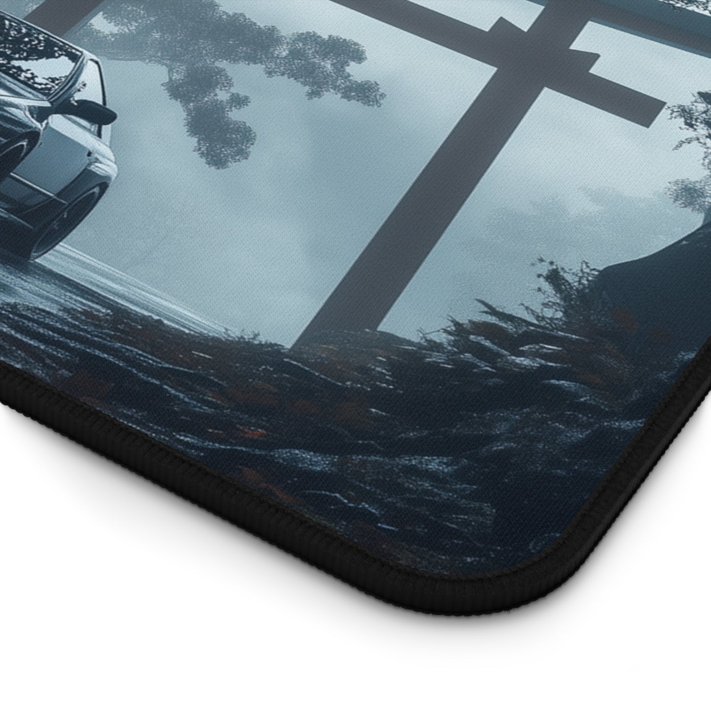 Large Gaming Mouse Pad with Nissan Skyline R32 - Japanese Road Scene, Perfect Desk Mat for JDM Car Fans and JDM Gifts