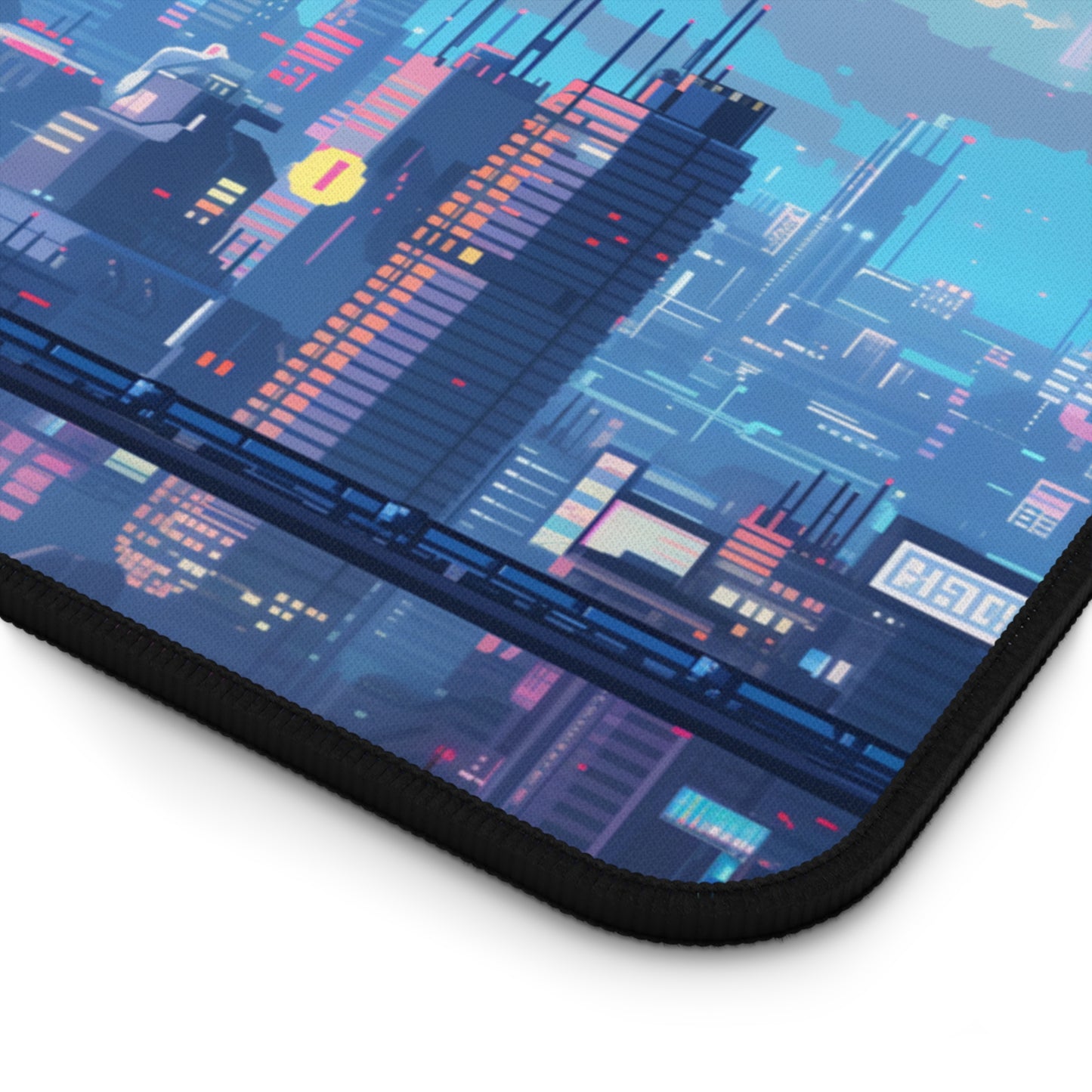 Futuristic Retro City Mouse Mat Retro