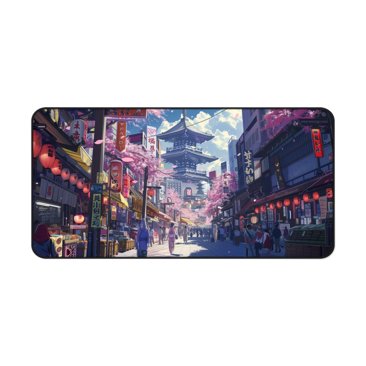 Anime Mouse Pad Gaming Mouse Pad Japanese City Mouse Mat