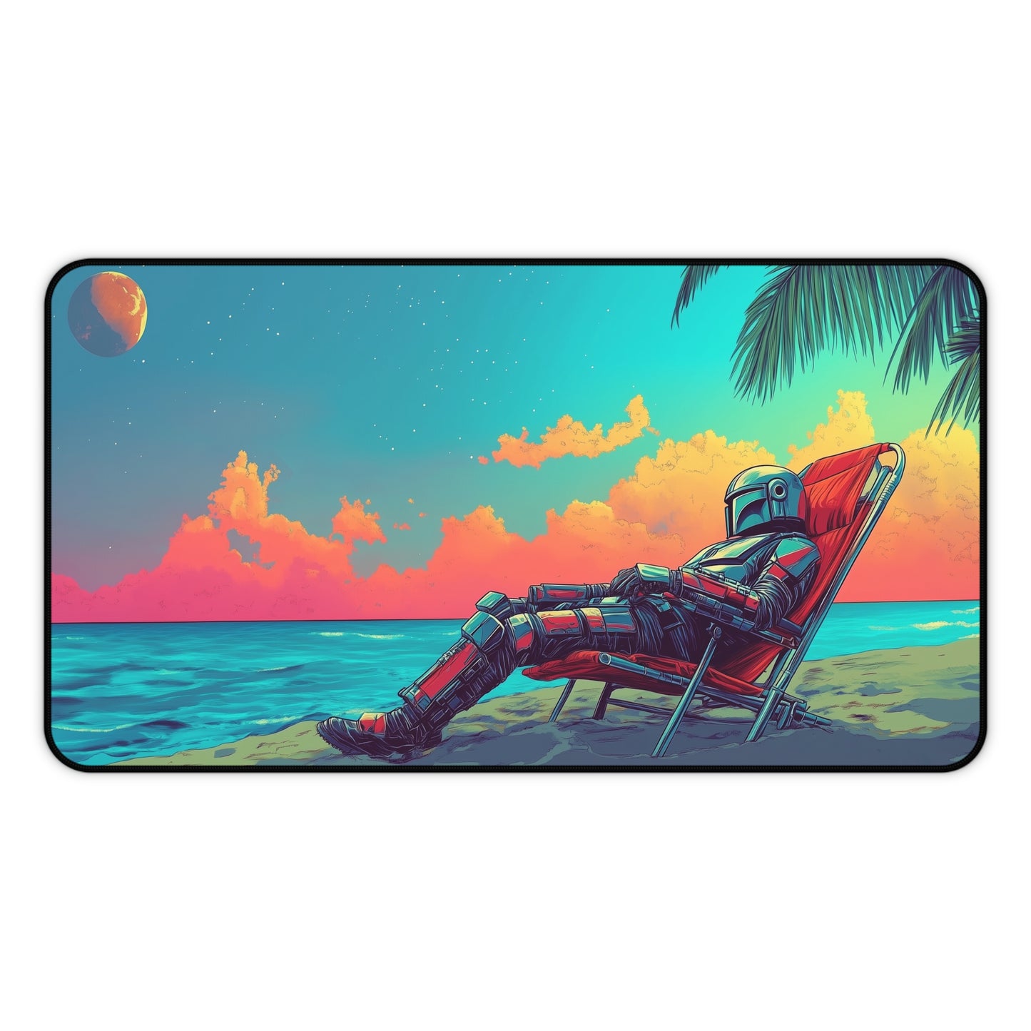 Mandalorian Beach Mouse Pad #1