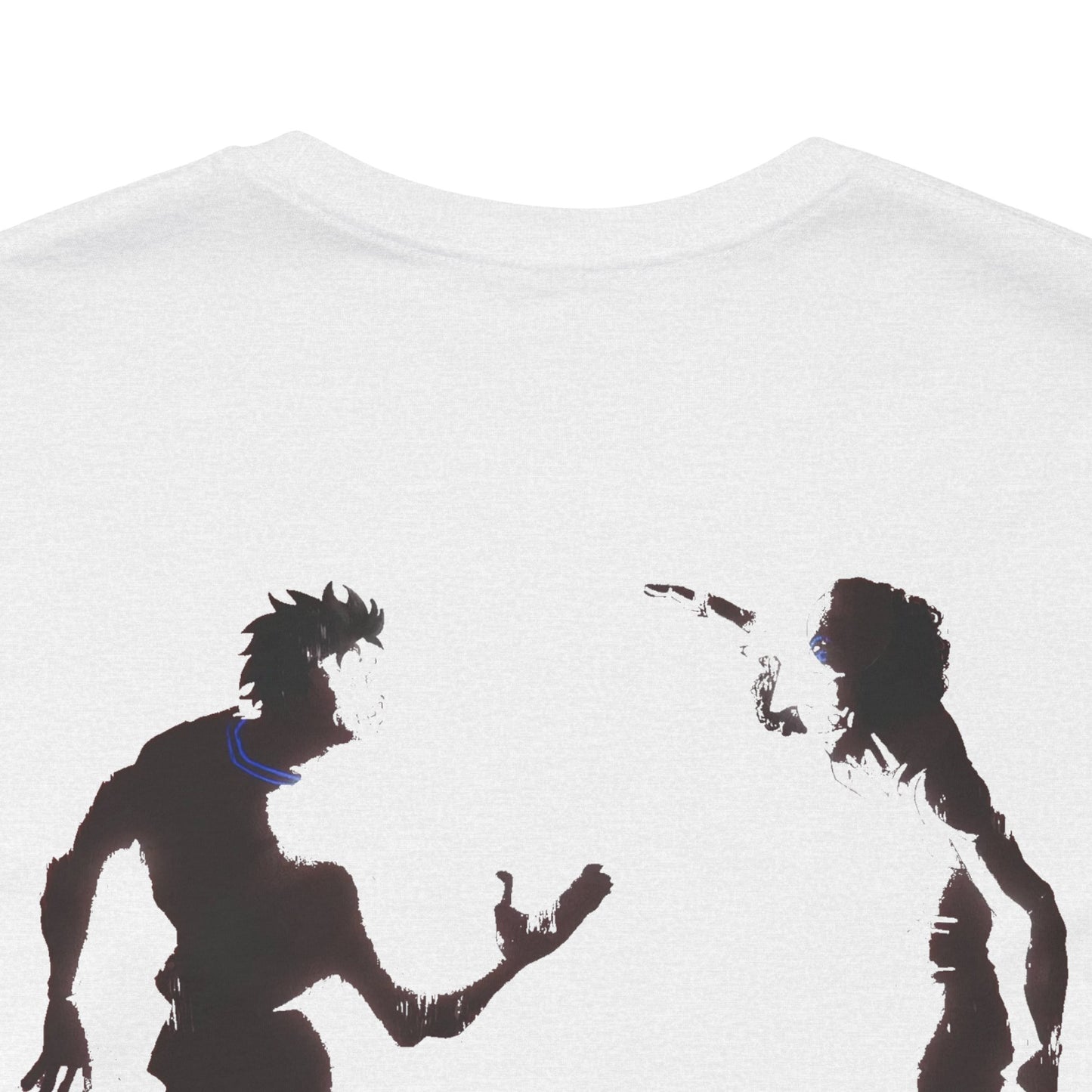 Exclusive Anime Fan T-Shirt with Original Vibrant Design Perfect Anime Apparel Anime Characters Handshake Anime Fighting