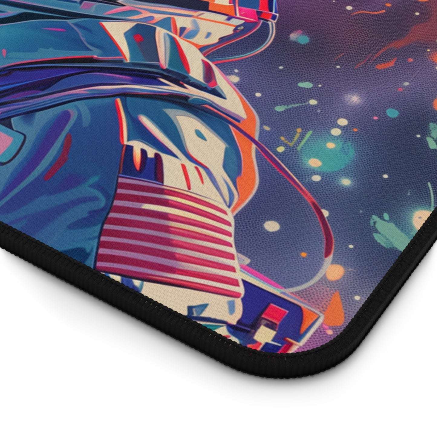 Vibrant Astronaut Mouse Mat - Cosmic Space Explorer