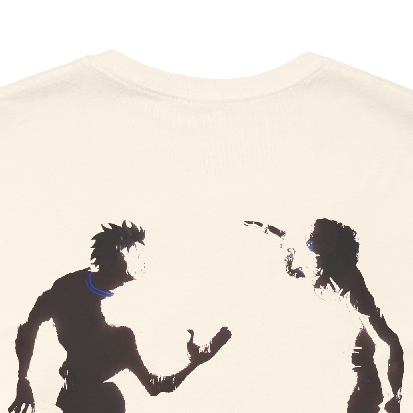 Exclusive Anime Fan T-Shirt with Original Vibrant Design Perfect Anime Apparel Anime Characters Handshake Anime Fighting