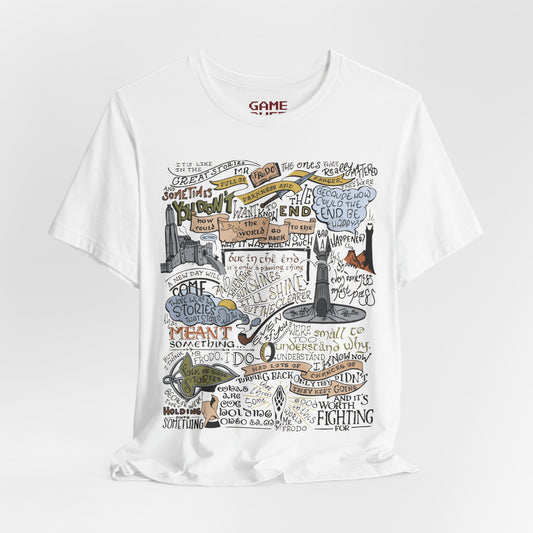 Theres Some Good in This World Lord of the Rings Inspired - T-Shirt  Samwise Gamgee's Viral Speech