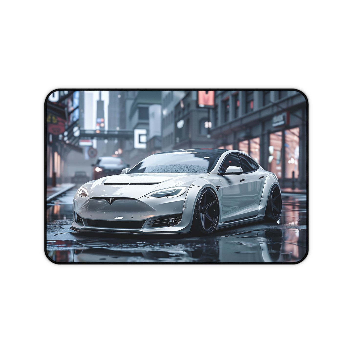 Tesla Model S Widebody in a City Mouse Mat