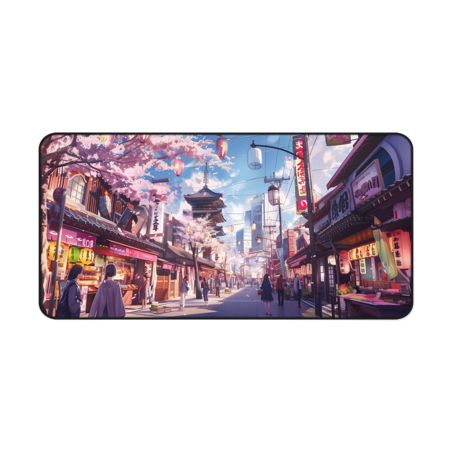 Anime Mouse Mat Gaming Japanese City Mouse Pad