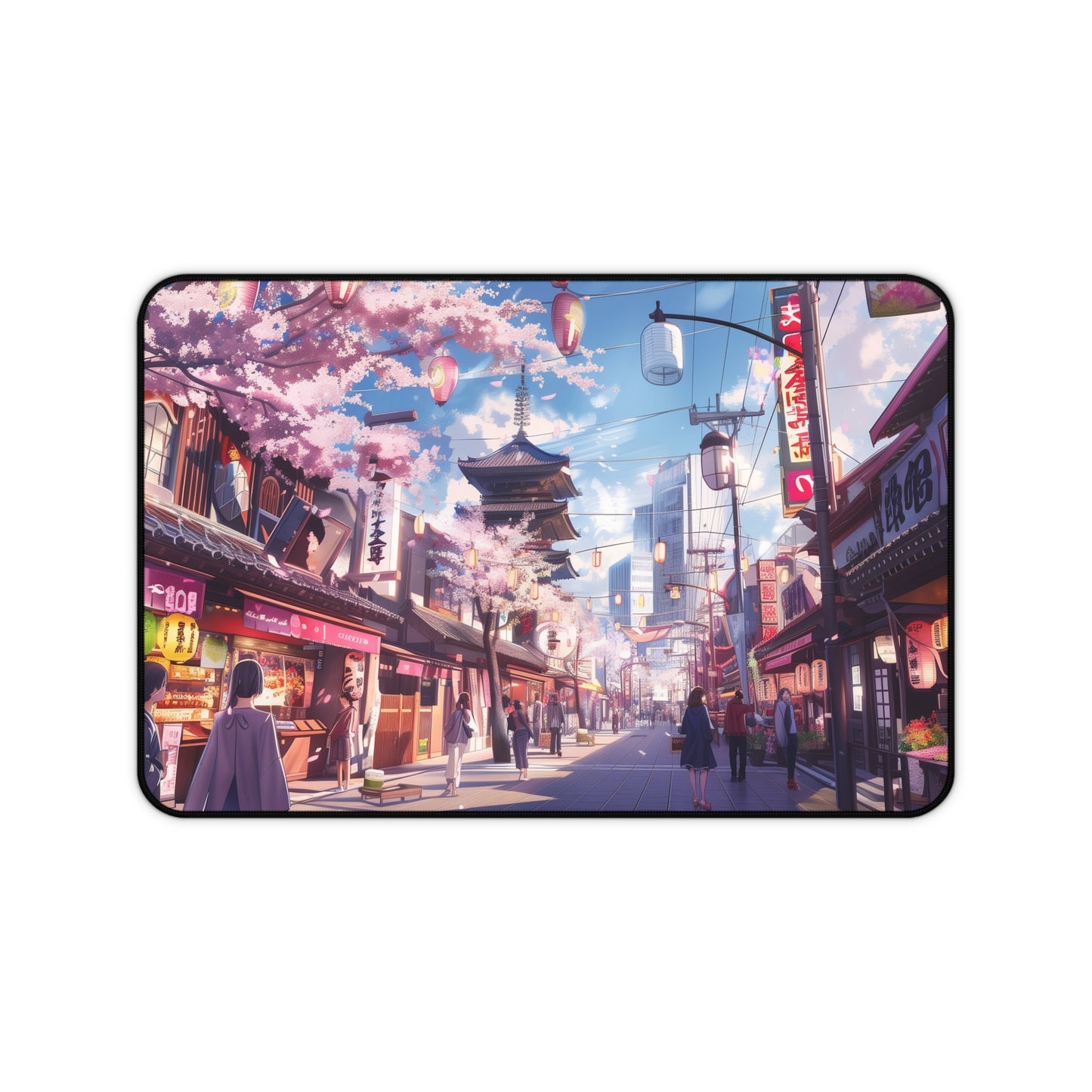 Anime Mouse Mat Gaming Japanese City Mouse Pad