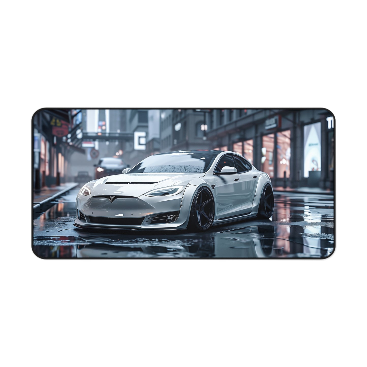 Tesla Model S Widebody in a City Mouse Mat