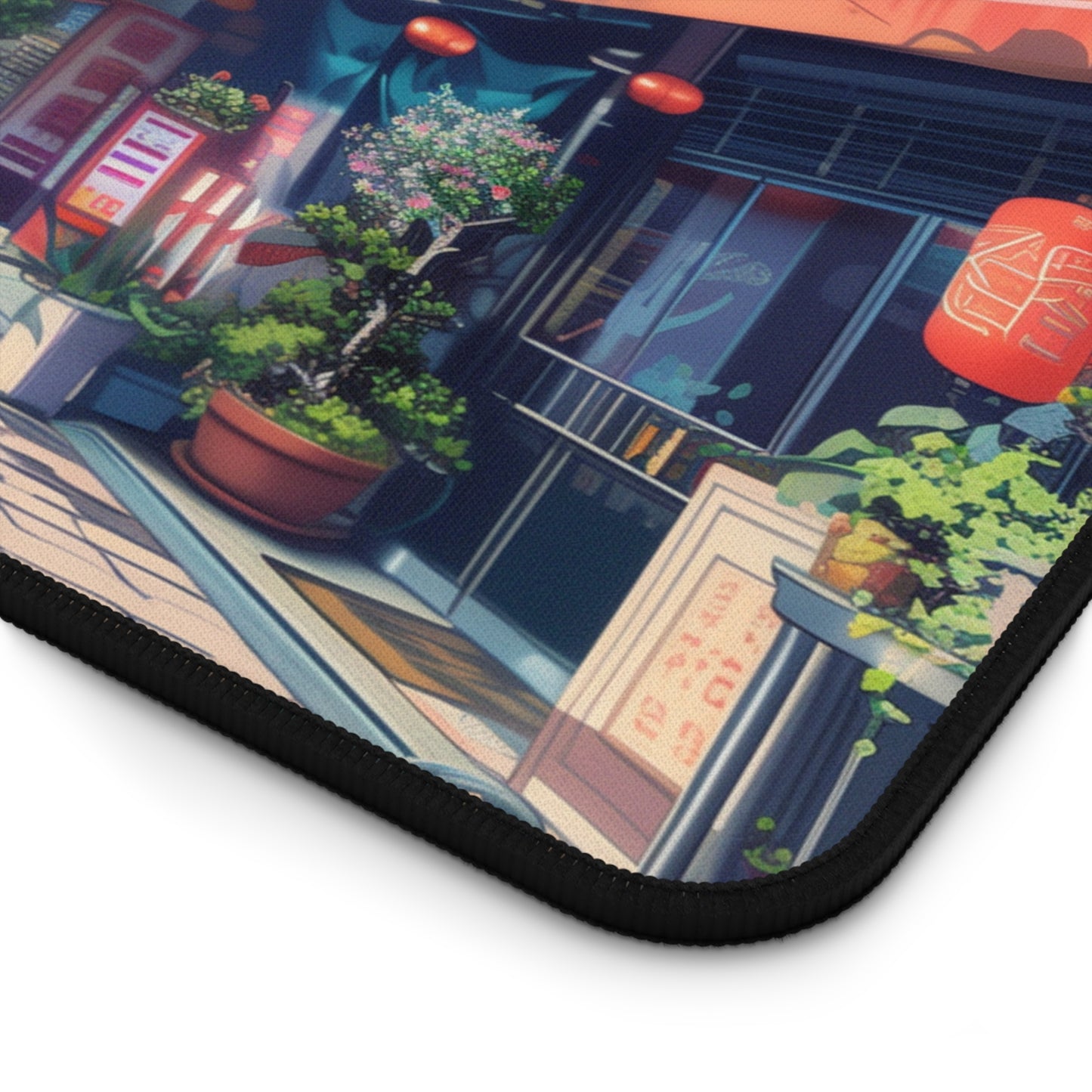 Anime Mouse Mat Japanese City Character Anime Style Mouse