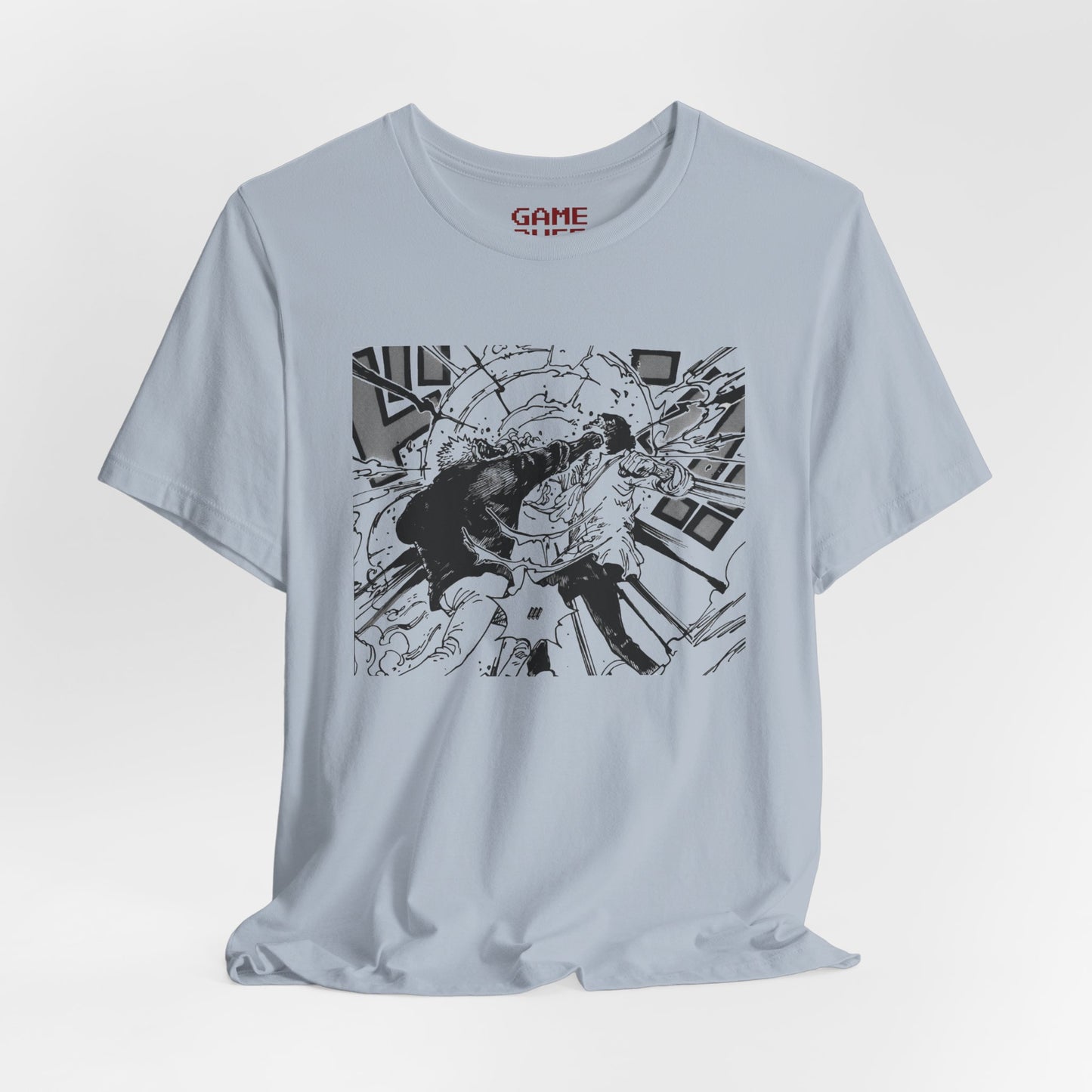 Exclusive Anime Fan T-Shirt with Original Vibrant Design Perfect Anime Apparel Anime Characters Handshake Anime Fighting