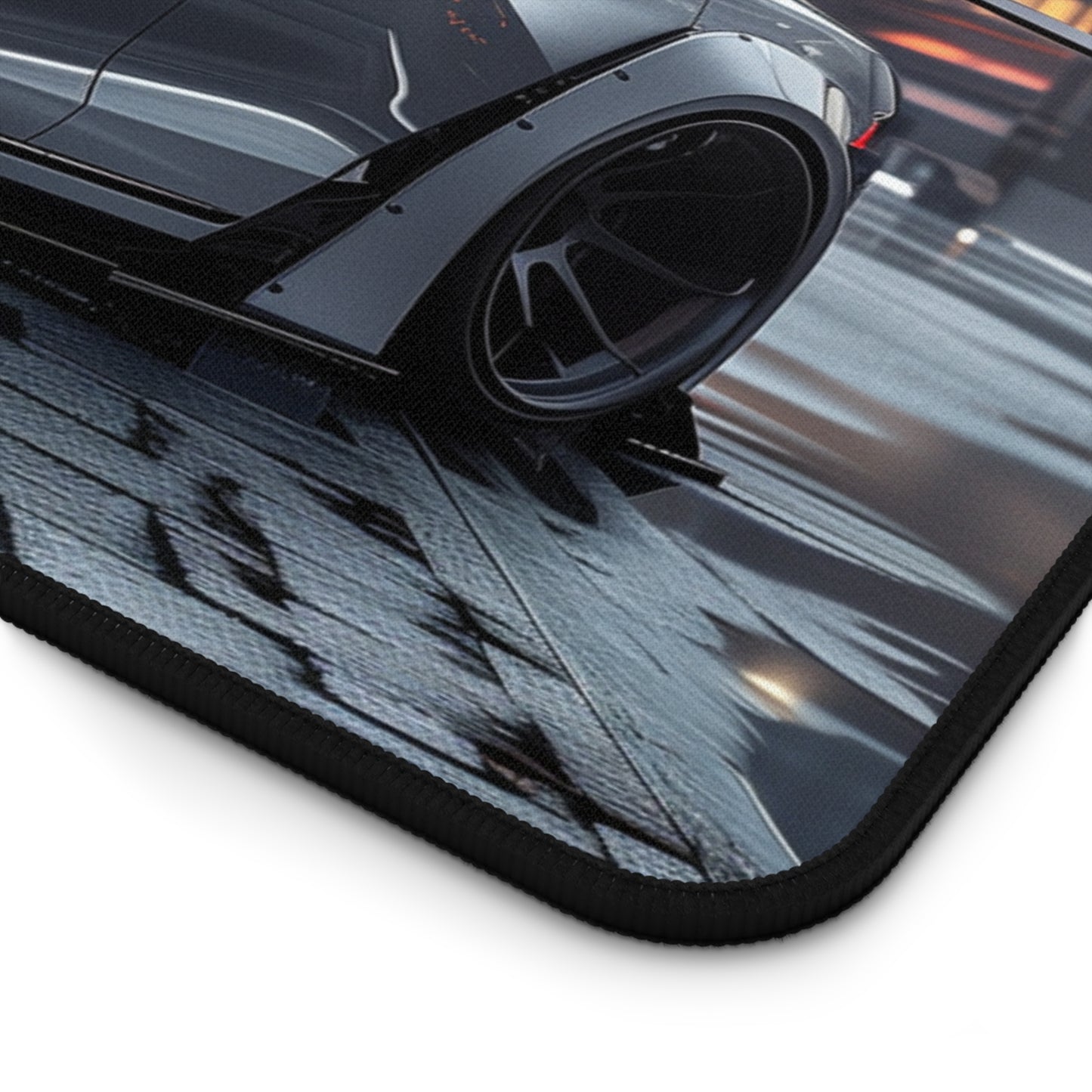 Tesla Model S Widebody Mouse Mat - Futuristic City Design