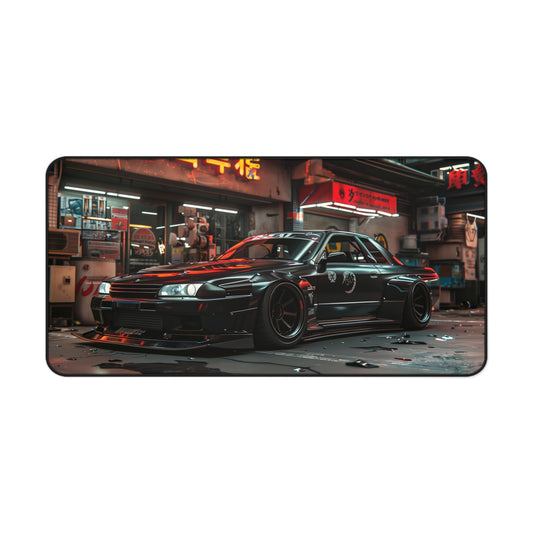 Black Nissan R32 Skyline Mouse Mat with Body Kit