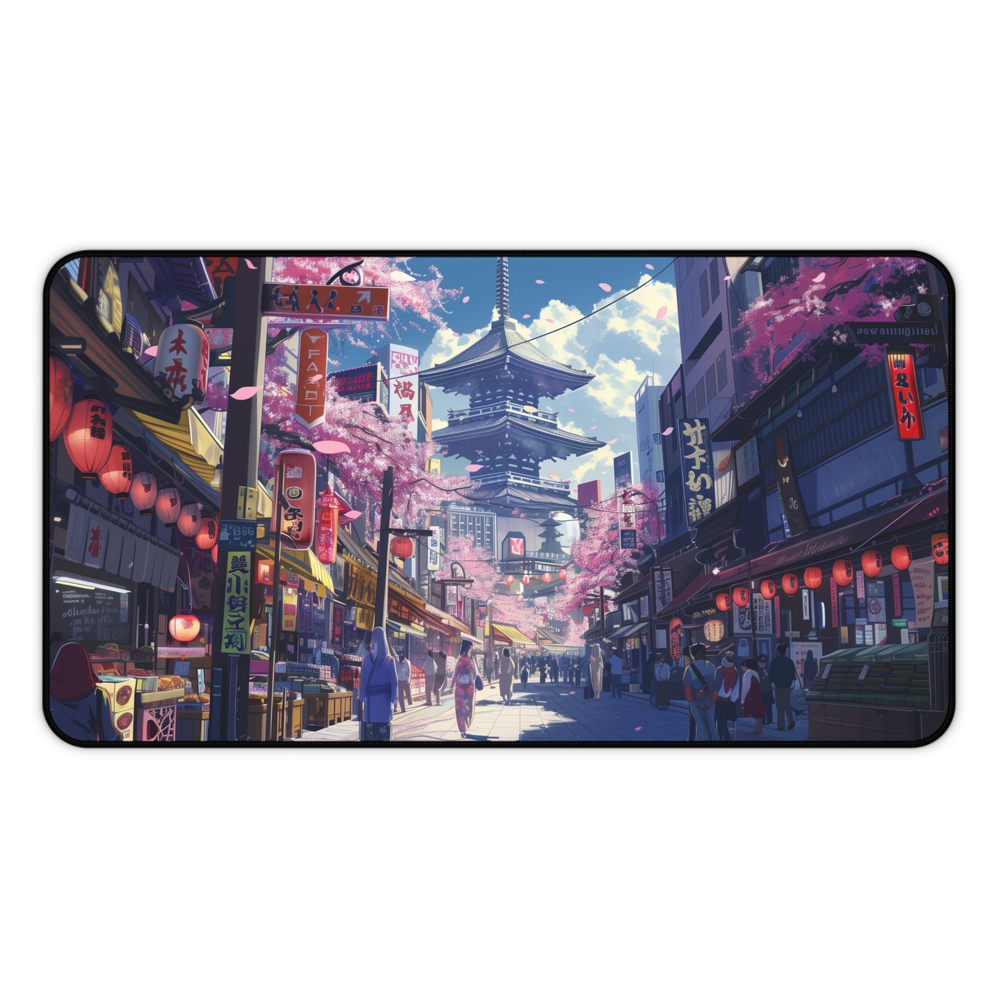 Anime Mouse Pad Gaming Mouse Pad Japanese City Mouse Mat