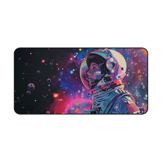 Vibrant Astronaut Mouse Mat - Cosmic Space Explorer