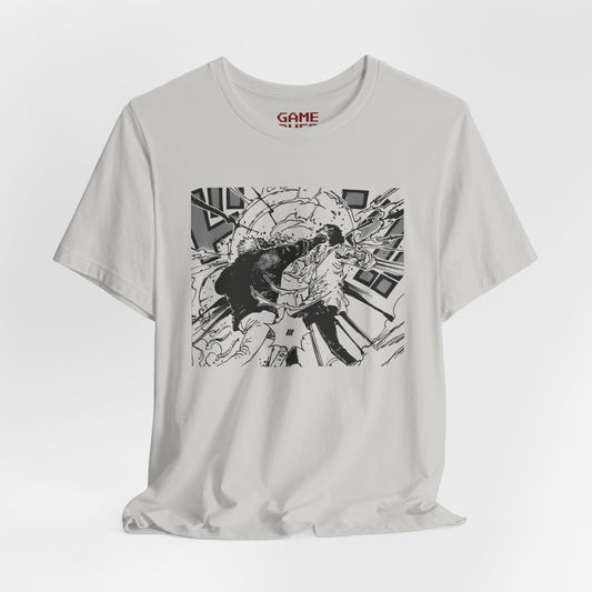 Exclusive Anime Fan T-Shirt with Original Vibrant Design Perfect Anime Apparel Anime Characters Handshake Anime Fighting